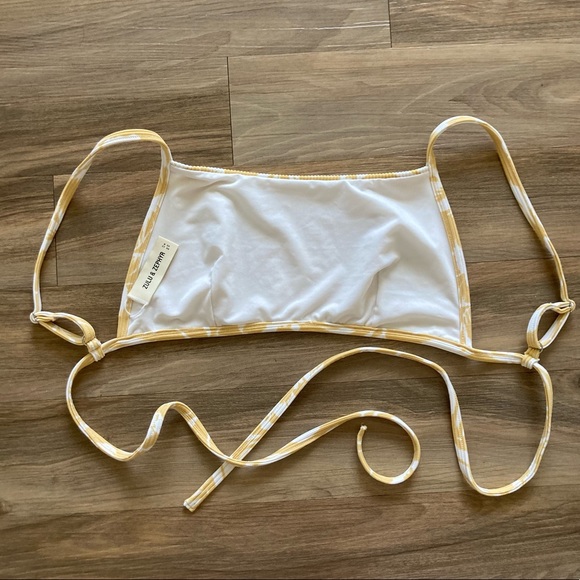 [Zulu & Zephyr] NWOT Signature Simple Printed Ribbed Bralette Top Medium - Picture 3 of 11